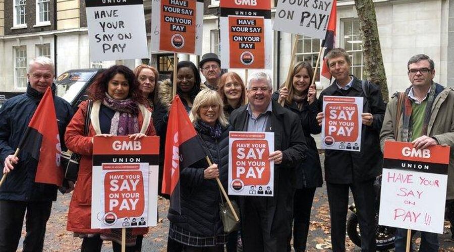GMB Trade Union - Council workers to protest about low pay prior to pay talks